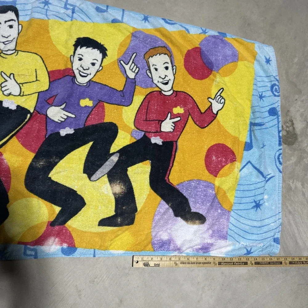 The Wiggles Beach Towel  2004 100% Cotton 55